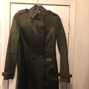 3/4 Length Burberry Trench Style Coat